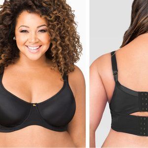 COPY - NWT ASHLEY STEWART BUTTERFLY SMOOTH BRA 42D